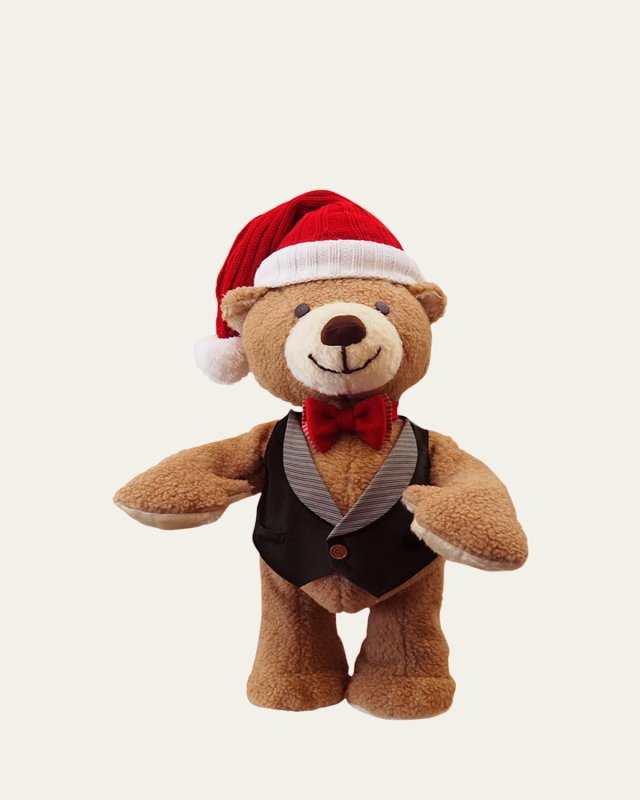 Bobby the Standing Animatronic Christmas Bear